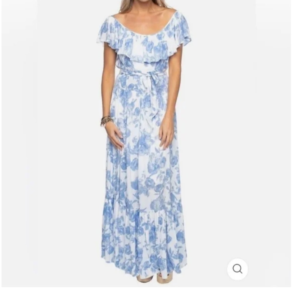 Buddy Love Tea Party Floral Maxi Dress